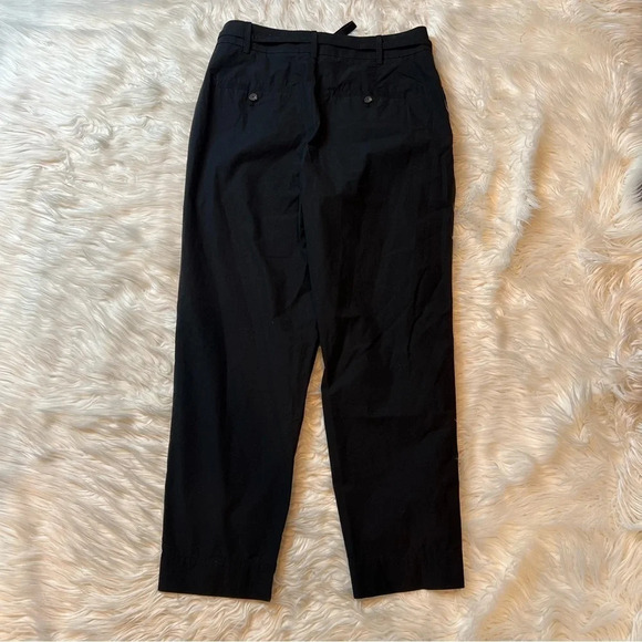 New EVERLANE The Poplin Pleated Taper Pant Black NWT Minimalist Casual Women’s 8 - Picture 12 of 14